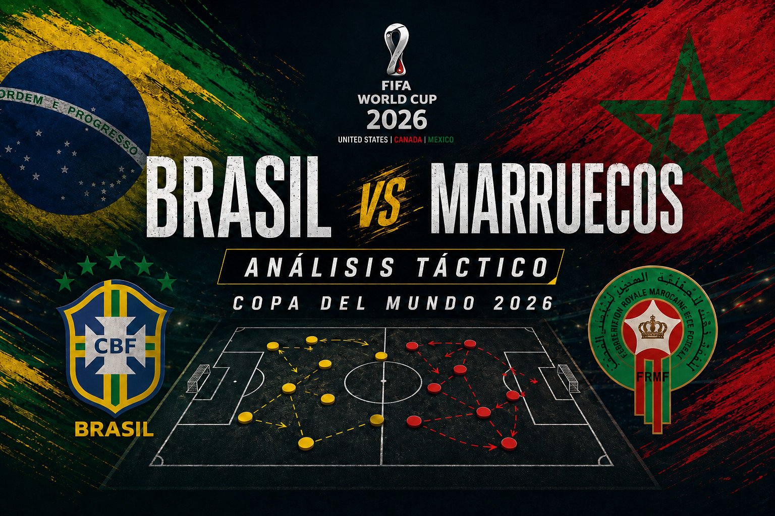Brasil – Marruecos: Brasil se recupera de un inicio aterrador en un empate que suena bien para ambos (1-1)