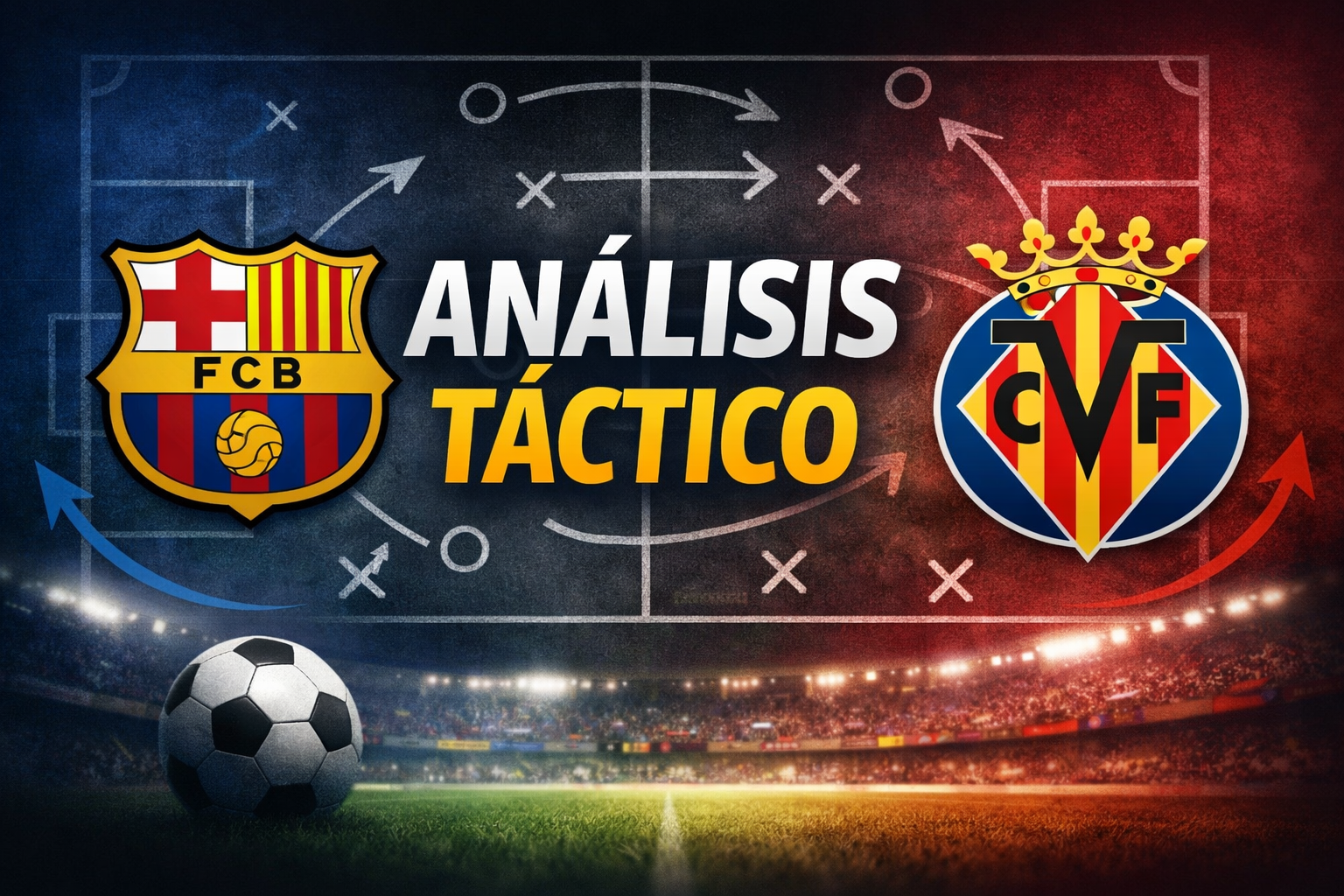 Barcelona – Villarreal: duelo de control y profundidad