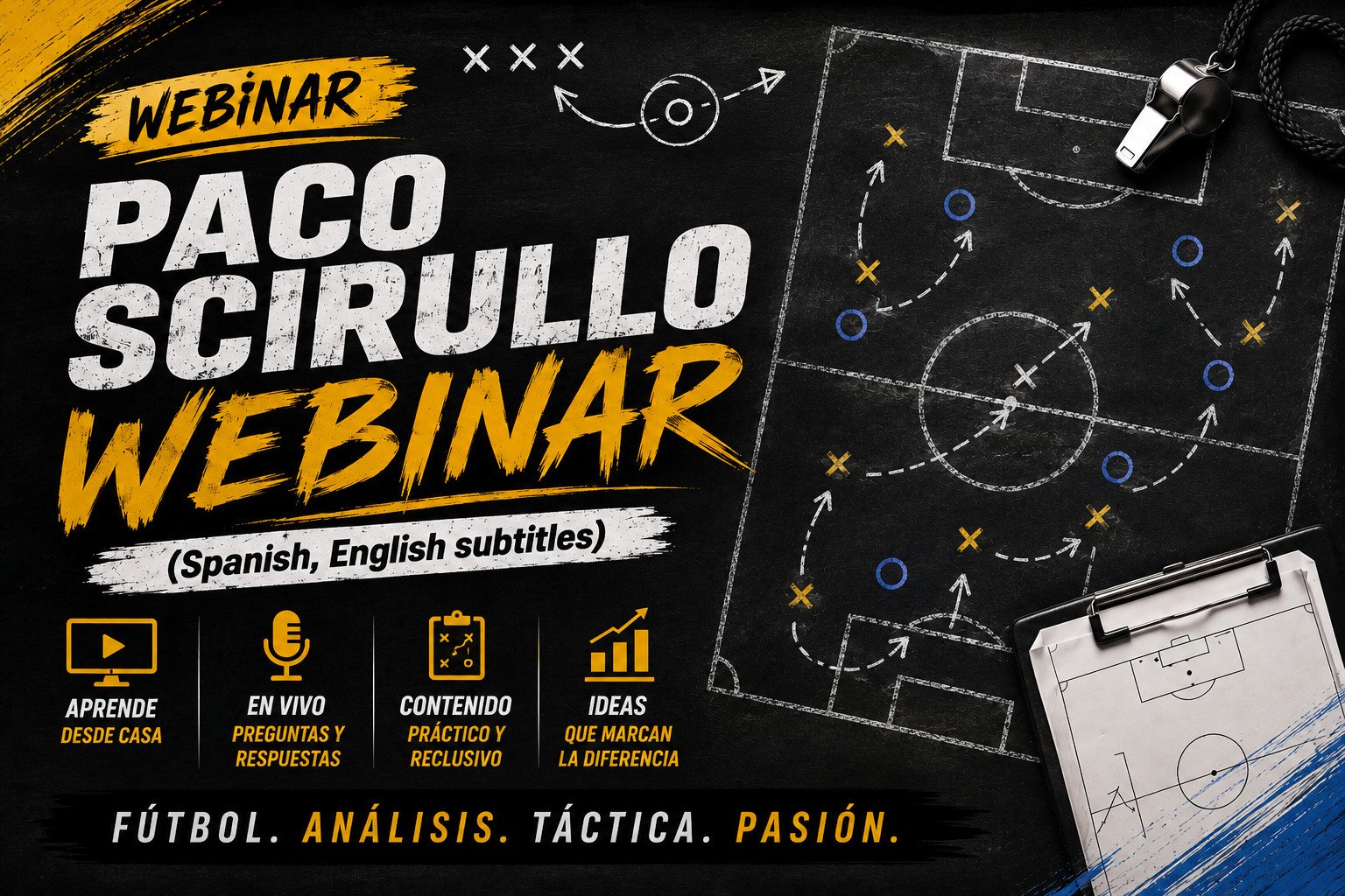 Paco Seiru-llo Webinar | Tactical Football Analysis (Spanish, English Subtitles)